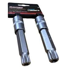 Puntas x 2 - 1/2" SPLINE con guia (M14 - M16)