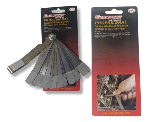 Feeler Gauge Bent Blades 26 Blades