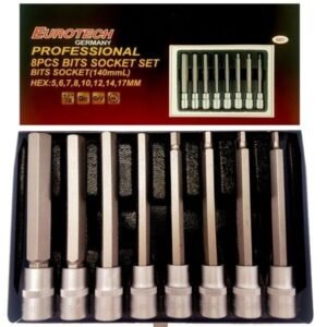 Puntas x 8pcs HEXAGONAL (5,6,7,8,10,12,14,17mm-140mmL)