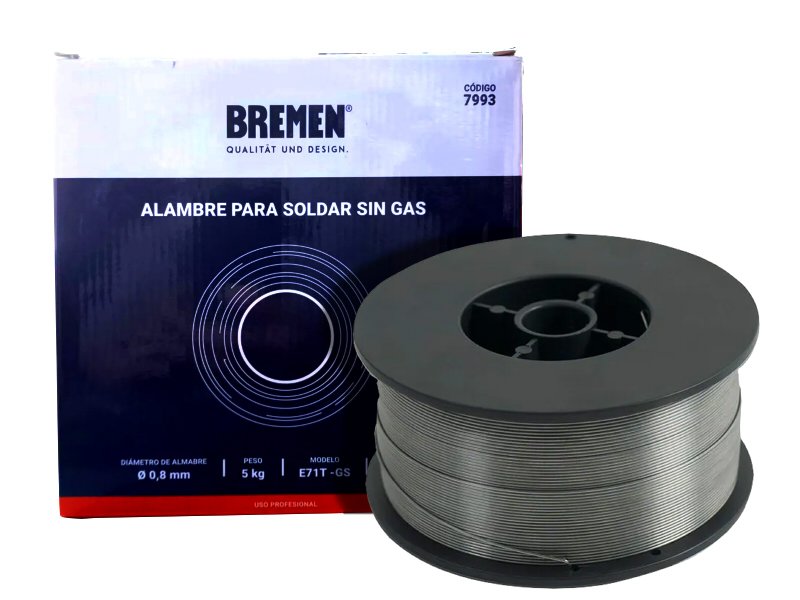 ALAMBRE FLUX AWS E71T-GS BREMEN® 0.8mm x 5kg