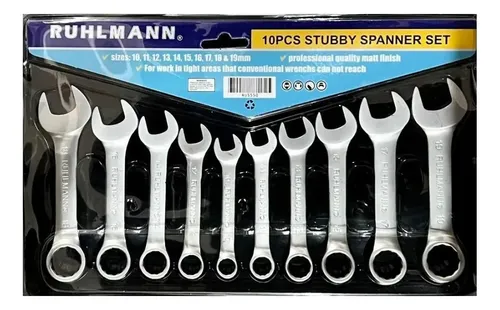 LLAVE COMB.CORTA JGO.10 PCS