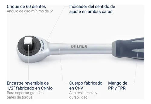 LLAVE CRIQUE MANGO ROTATIVO BIDIRECCIONAL