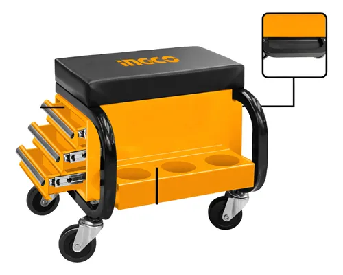 BANQUETA MECANICO 110KGS 3 CAJONES