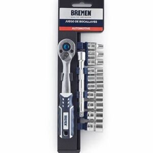 BOC.JGO.PORTATIL  Enc.1/2"  x 12 Pzs. (10-24mm)   BREMEN®