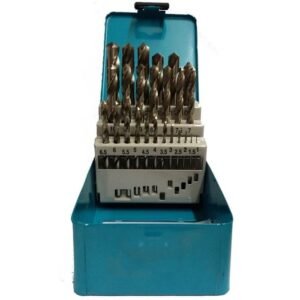 Mechas HSS x 25 PZS - CAJA METALICA - DE 1 A 13 MM (DE 0.50MM EN 0.50MM) D